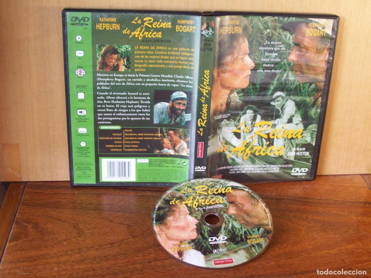 Cine: LA REINA DE AFRICA - KATHARINE HEOBURN - HUMPREY BOGART ROBERT MORLEY - DVD