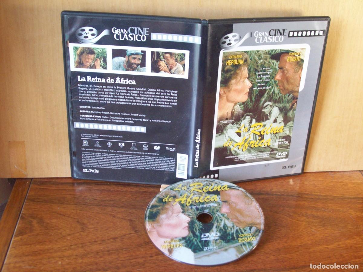 Cine: LA REINA DE AFRICA - KATHARINE HEPBURN - HUMPREY BOGART - DVD CAJA FINA EL PAIS