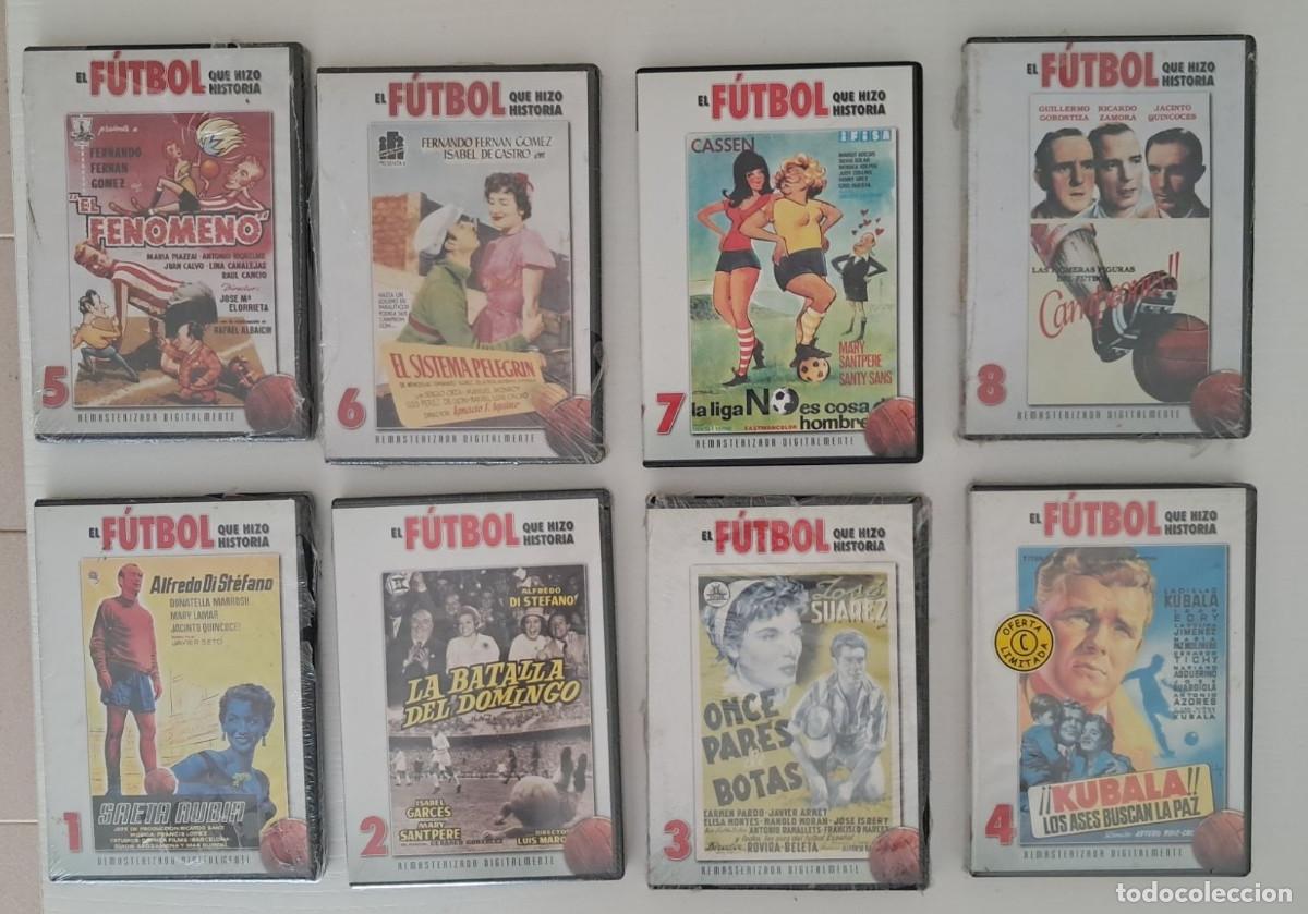 Cine: Colecci&oacute;n Completa 8 DVD El F&uacute;tbol que hizo Historia - 7 Nuevos Precintados
