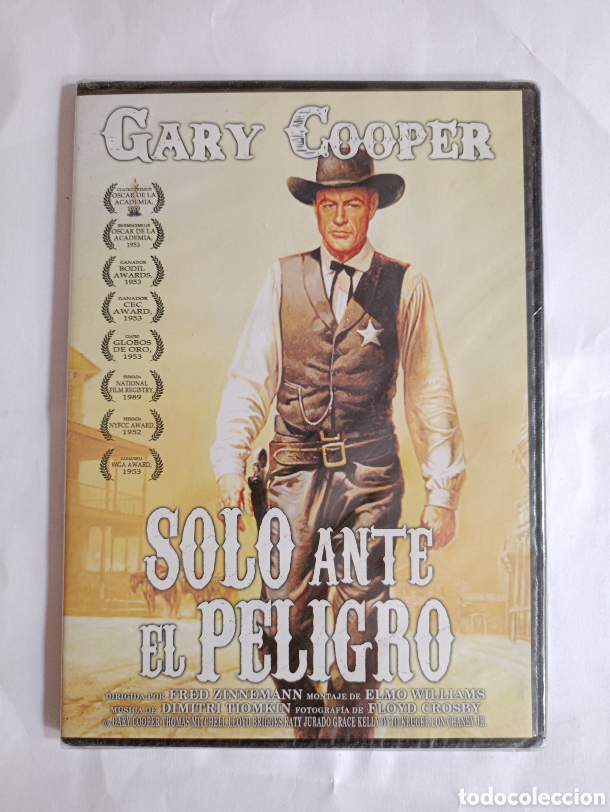 Cine: SOLO ANTE EL PELIGRO. DVD DE LA PELICULA DE GARY COOPER Y GRACE KELLY. Precintada
