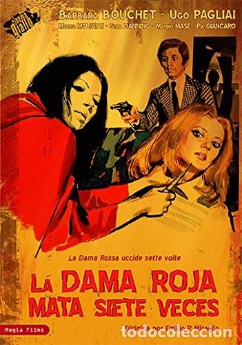 Cine: LA DAMA ROJA MATA SIETE VECES DVD COLECCION GIALLO