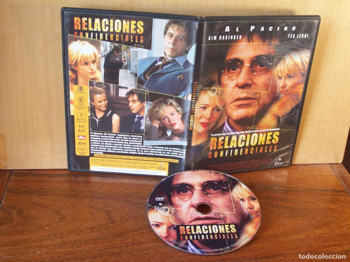 Cine: RELACCIONES CONFIDENCIALES - AL PACINO - KIM BASINGER - TEA LEONI - DVD CAJA FINA