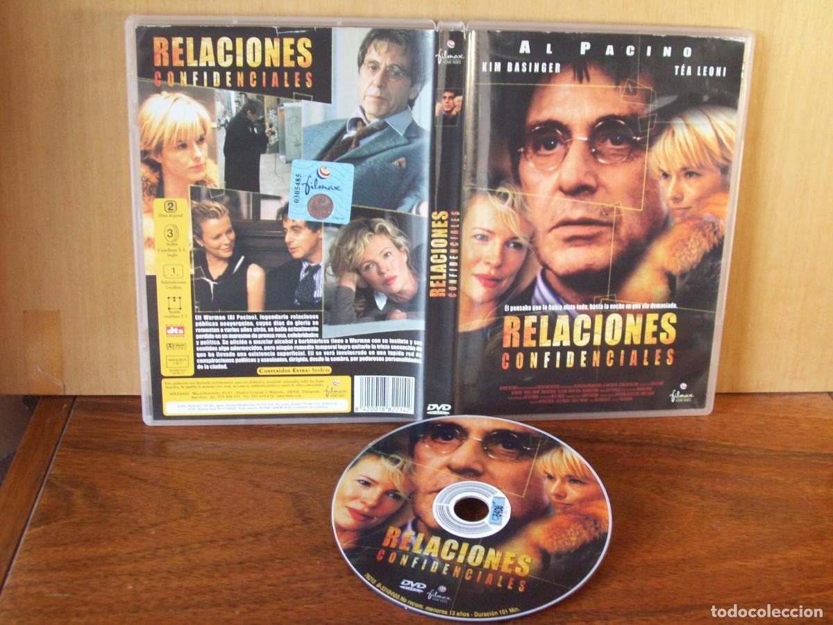Cine: RELACIONES CONFIDENCIALES - AL PACINO - KIM BASINGER - TEA LEONI - DVD