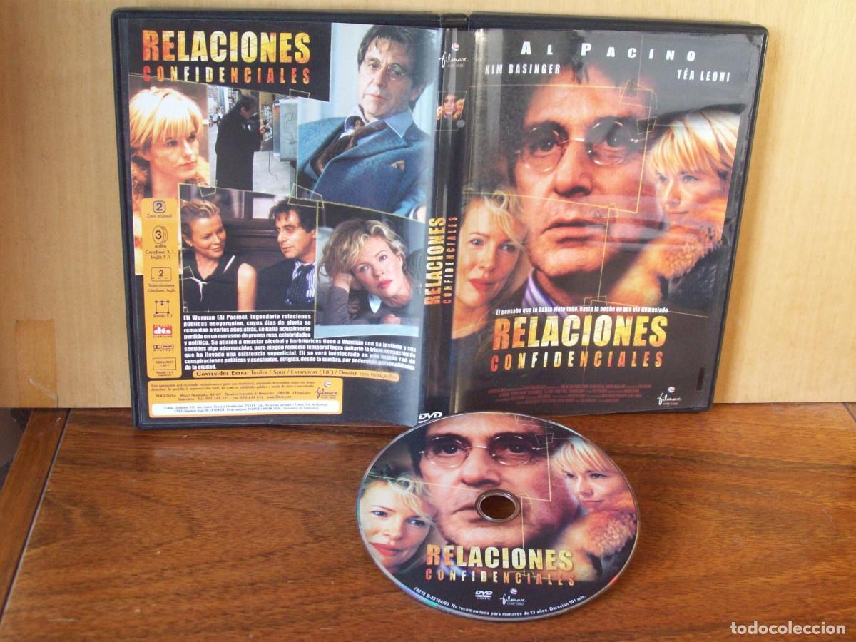 Cine: RELACIONES CONFIDENCIALES - AL PACINO - KIM BASINGER - TEA LEONI - DVD