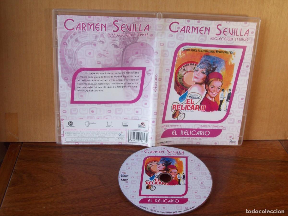 Cine: EL RELICARIO - CARMEN SEVILLA -ARTURO FERNANDEZ - MANOLO GOMEZ BUE - DVD CAJA FINA