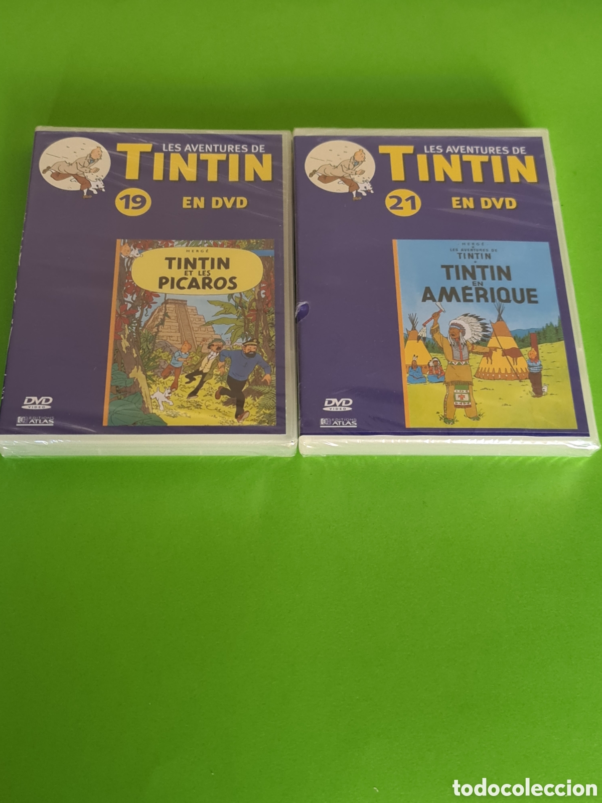 Cine: Lote dos DVD TINTIN. Nuevos. En Franc&eacute;s.