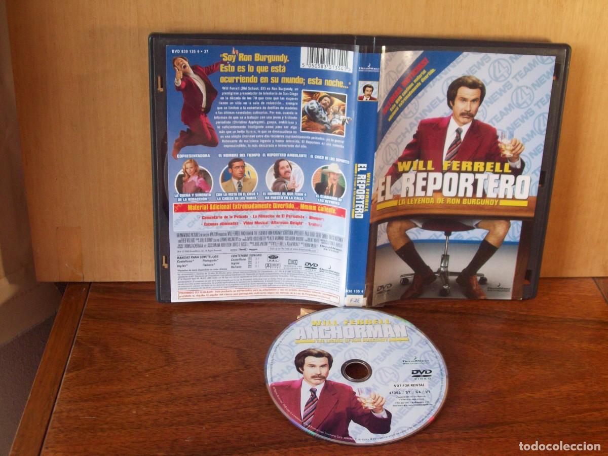 Cine: EL REPORTERO (LA LEYENDA DE RON BURGUNDY) - WILL FERREL - CHRISTINA APLEGATE - DVD