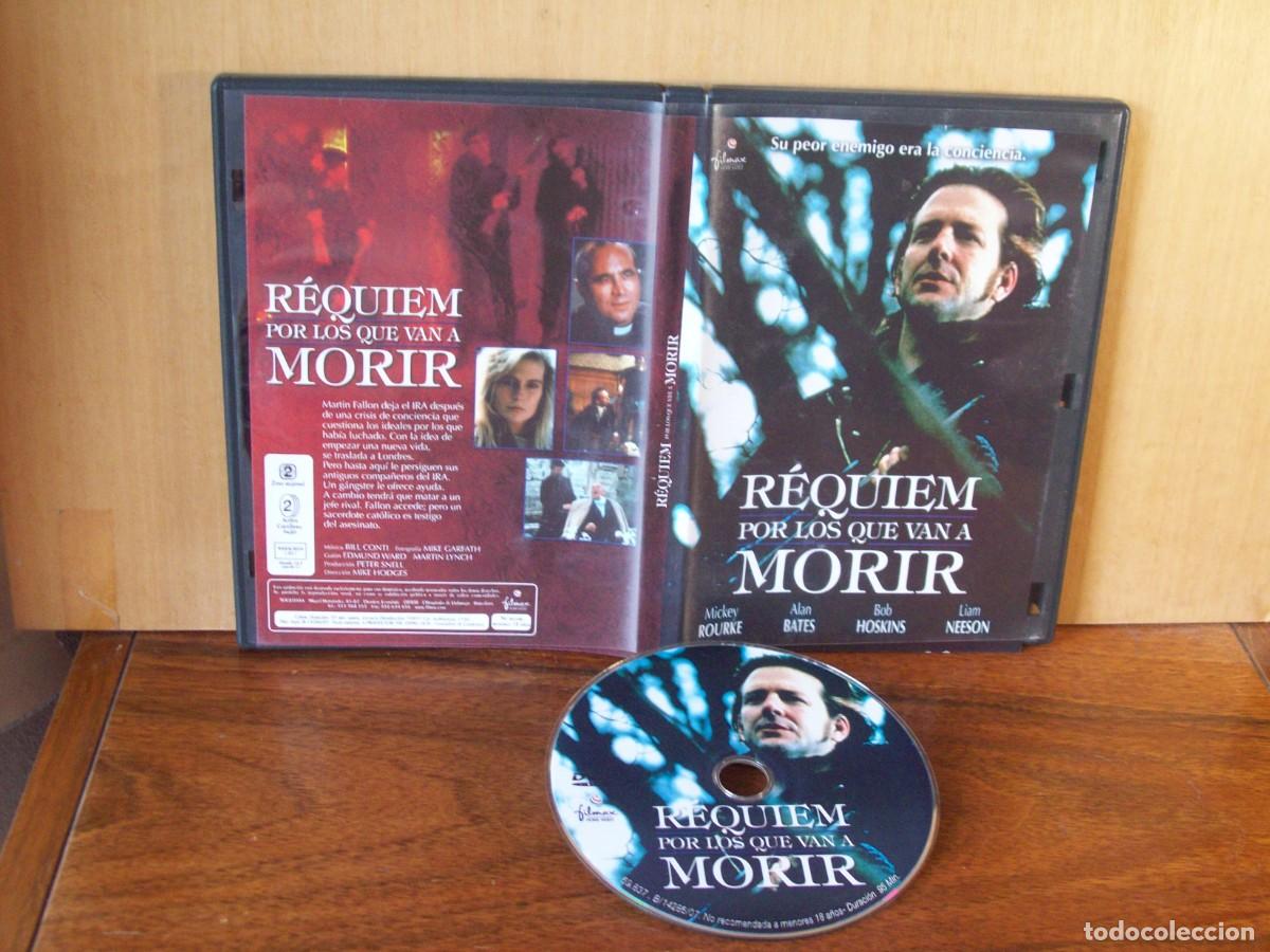 Cine: REQUIEN POR LOS QUE VAN A MORIR - MICKEY ROURKE - ALAN BATES - BON HOSKINS - LIAM NEESON - DVD