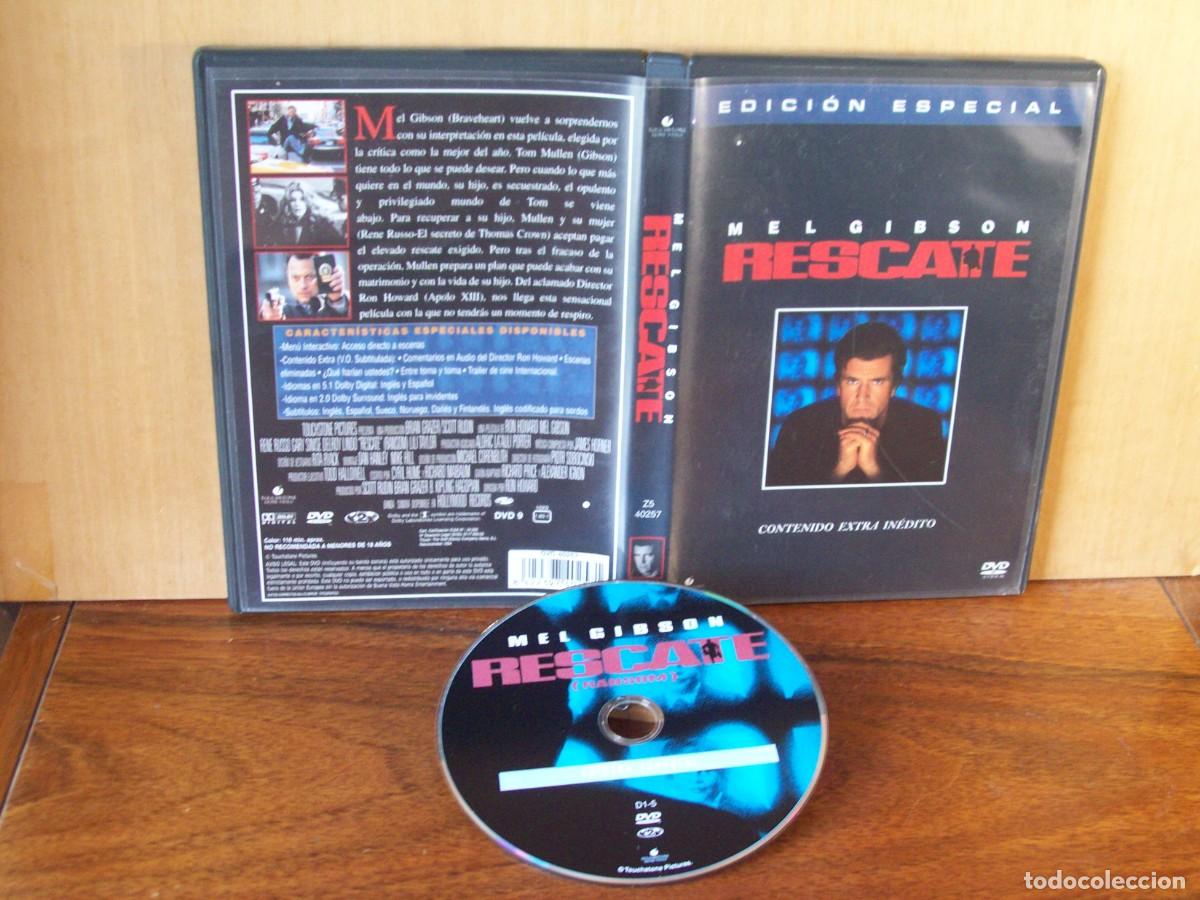 Cine: RESCATE - MEL GIBSON - RENE RUSSO - GARYSINSE - DVD EDICION ESPECIAL