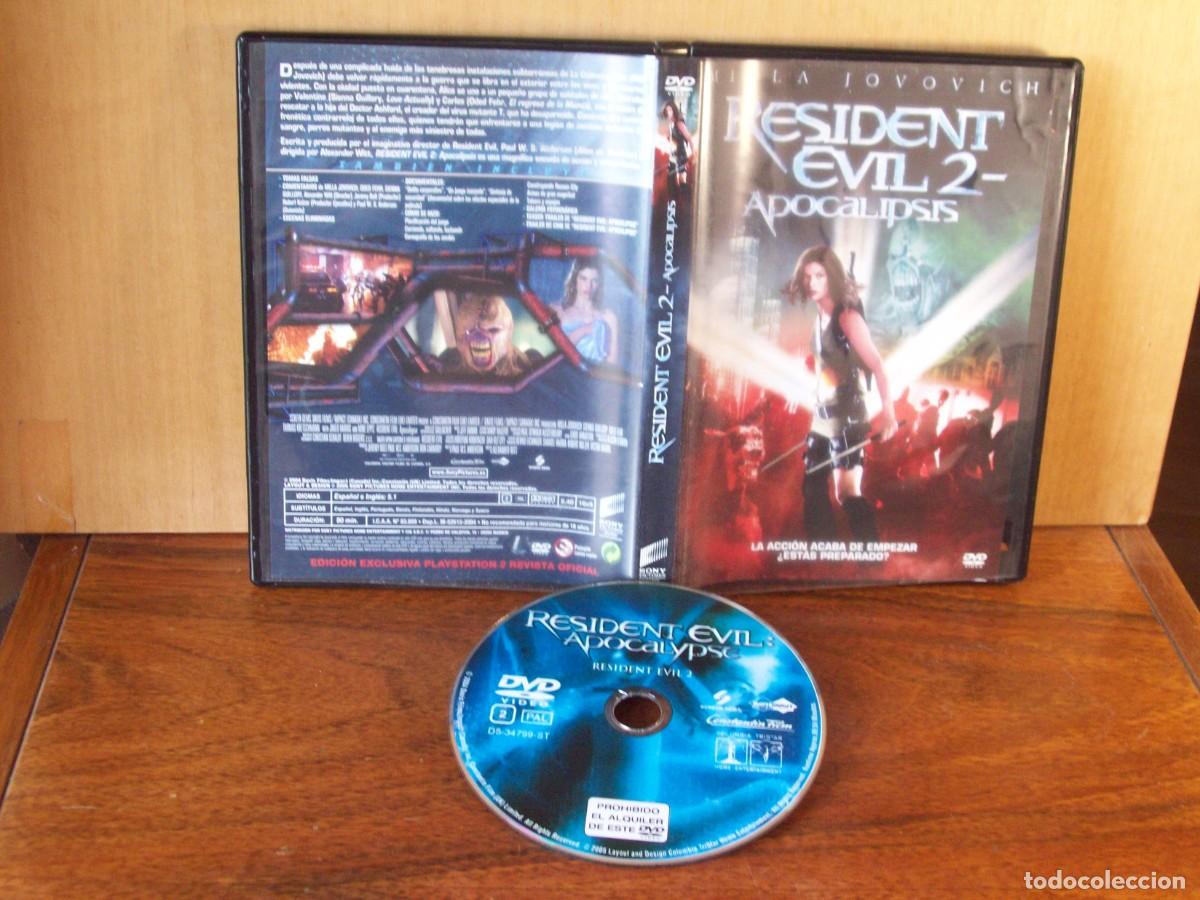 Cine: RESIDENT EVIL 2 - APOCALIPSIS - MILLA JOVOVICH -SIENNA GUILLORY -ODED FERH - DVD