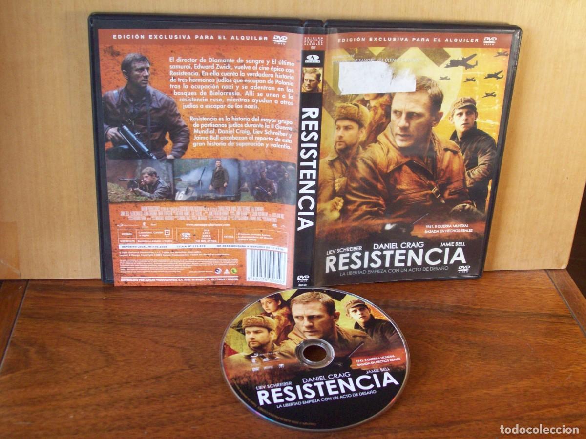Cine: RESISTENCIA - LIEV SCHREIBER - DANIEL&Ntilde; CRAIG - JAMIE BELL . DVD EDICION ALQUILER