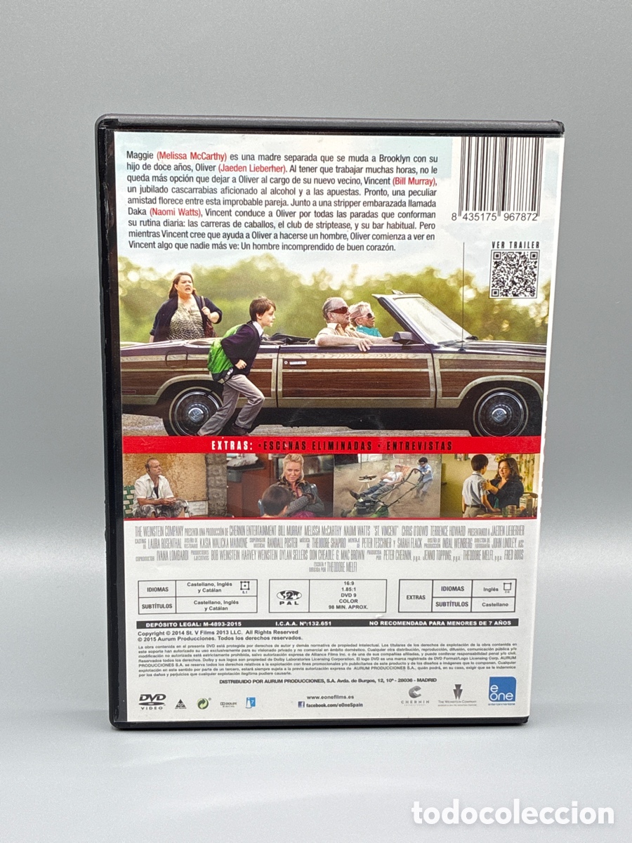 Cine: St. Vincent (Bill Murray) DVD - Foto 2