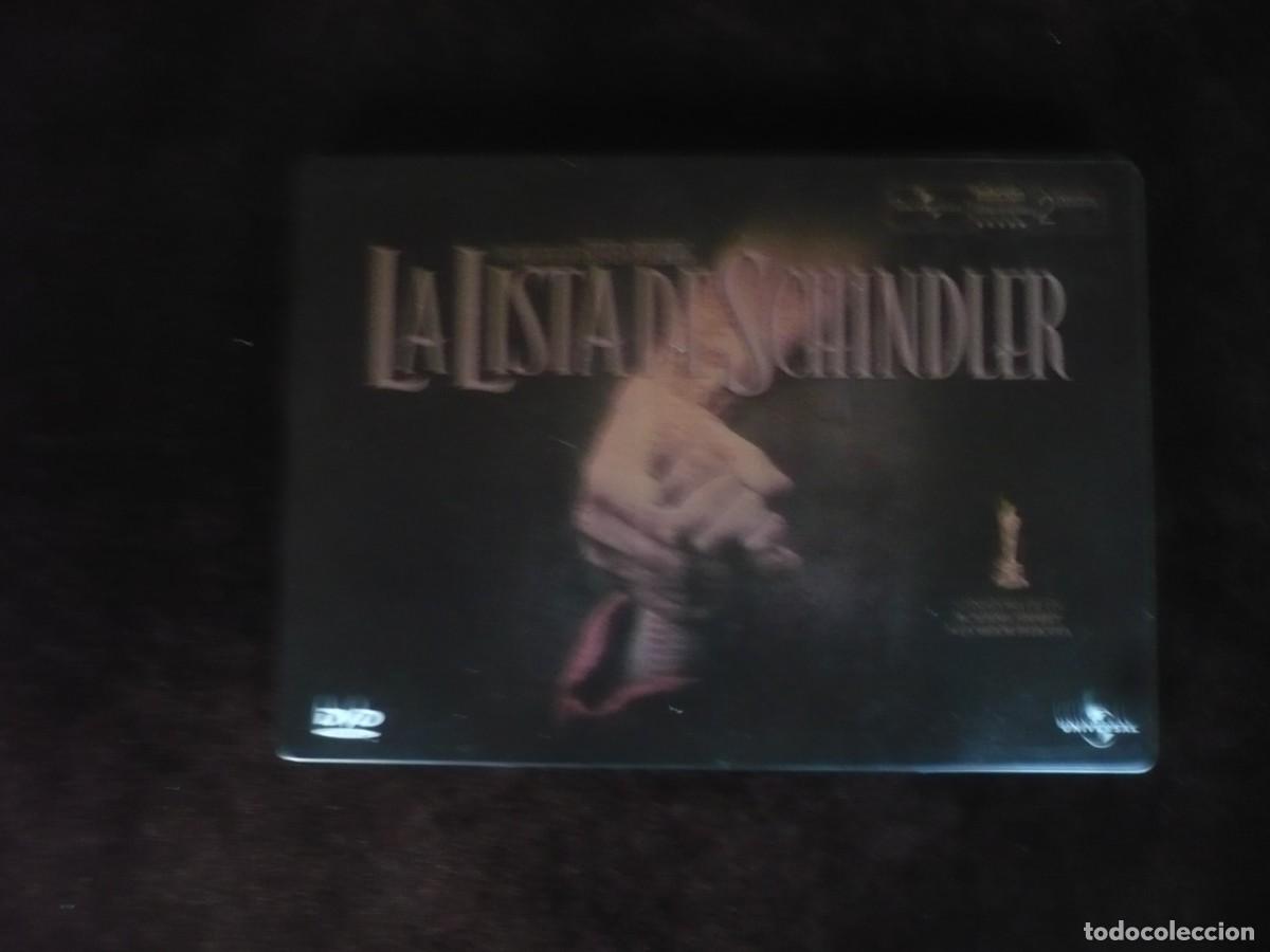 Cine: la lista de schindler - en caja metalica - con 2 dvd como nuevos y librito