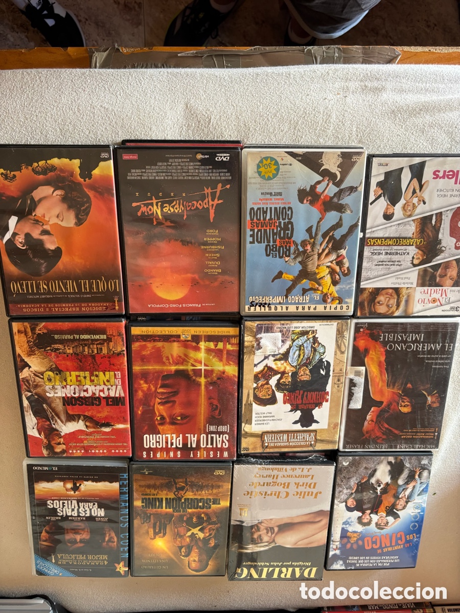 Cine: Lote de 160 dvds Seminuevos