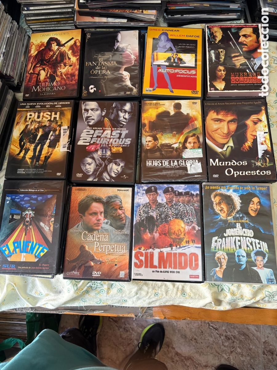 Cine: Lote de 160 dvds seminuevos
