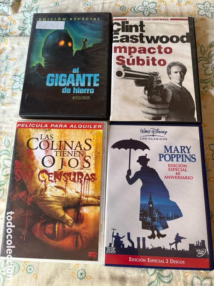 Cine: Lote de 160 dvds seminuevos