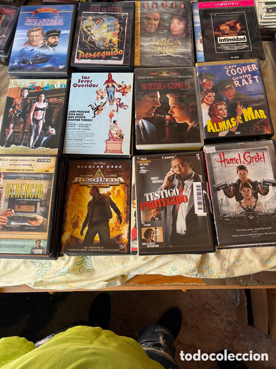 Cine: Lote de 160 dvds seminuevos