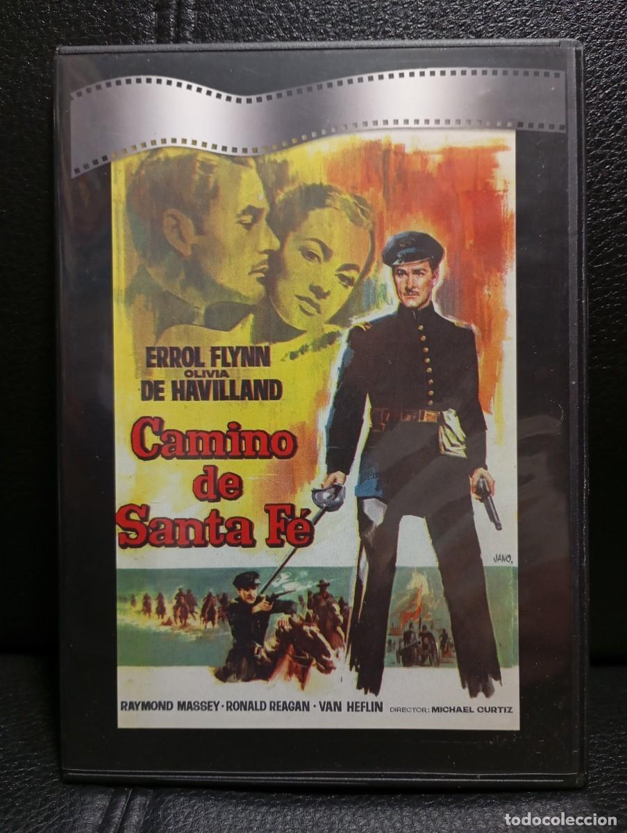 Cine: CAMINO DE SANTA FE - DVD - CAJA FINA - ERROL FLYN - OLIVIA DE HAVILLAND - RONALD REAGAN