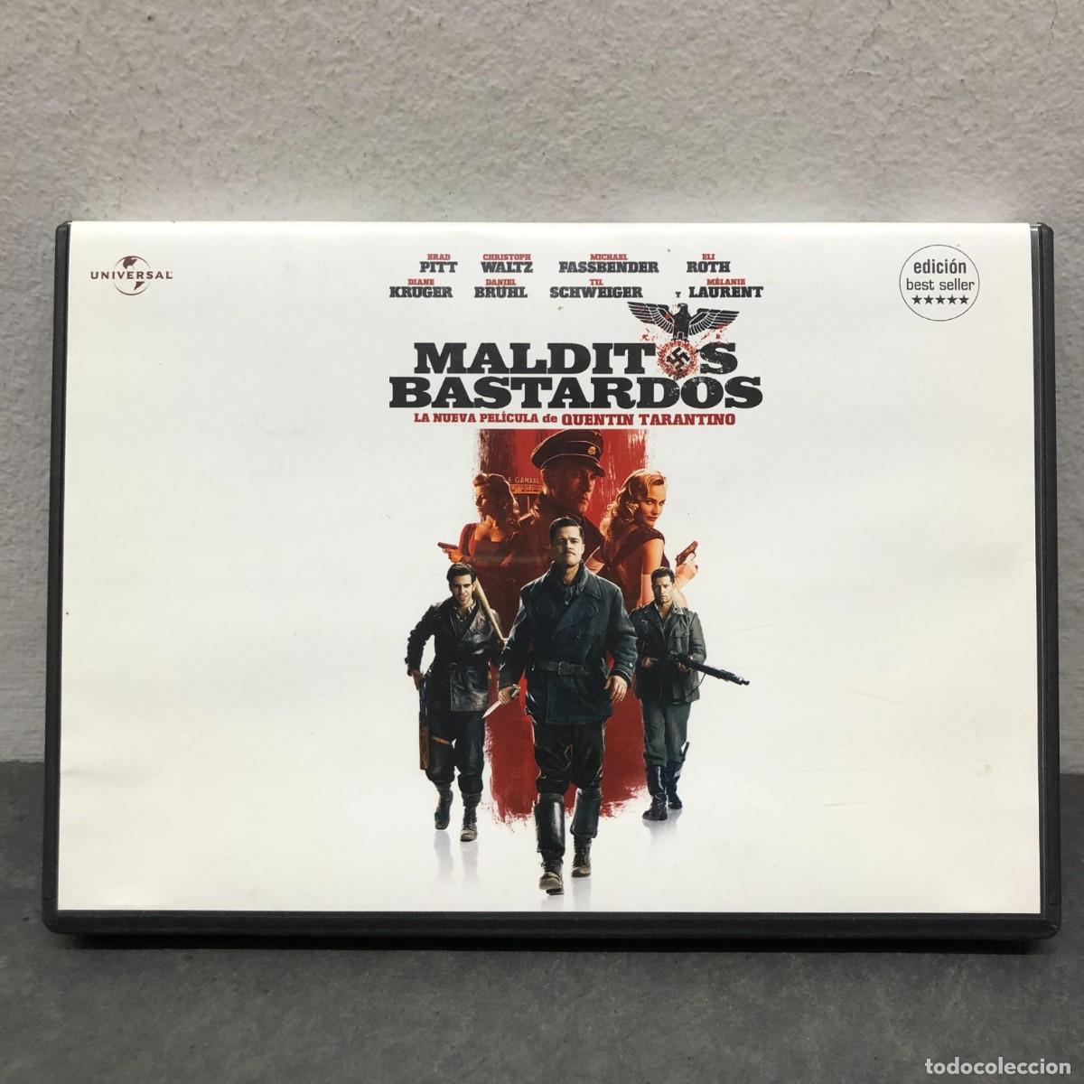 Cine: MALDITOS BASTARDOS - QUENTIN TARANTINO - BRAD PITT - 81553 - PELICULA - DVD / 1211