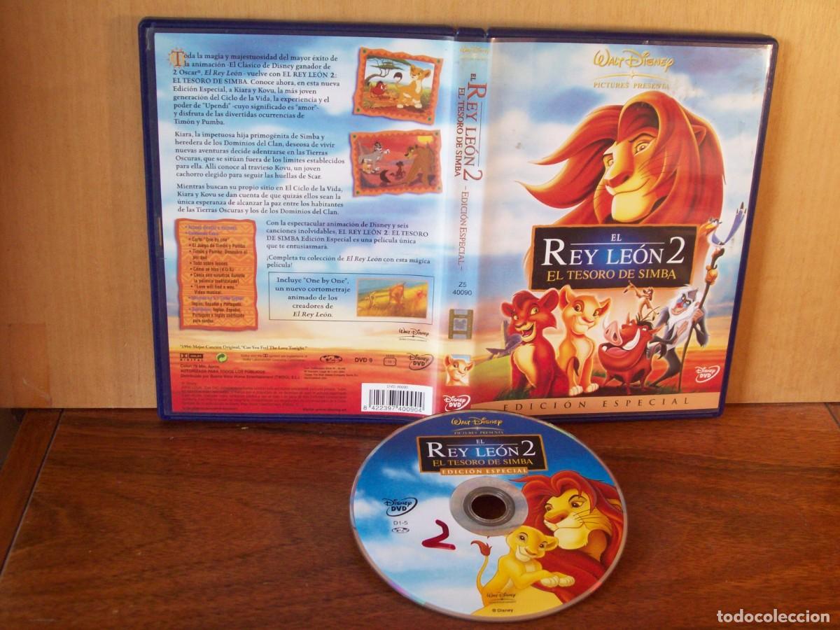 Cine: EL REY LEON 2 - EL TESORO DE SIMBA - EDICION WALT DISNEY - DVD EDICION ESPECIAL