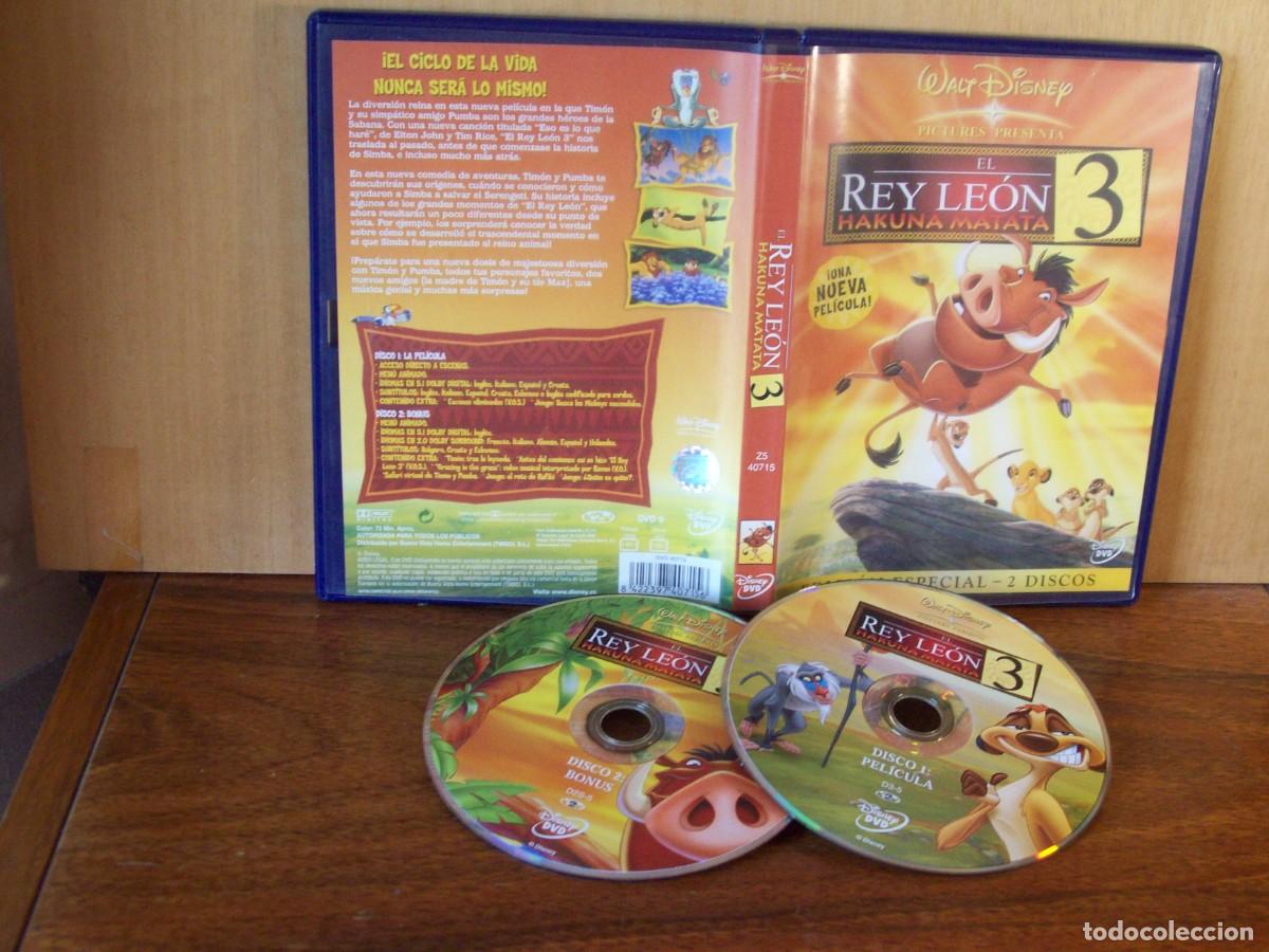 Cine: EL REY LEON 3 - HAKUMA MATATA - EDICION WALT DISNEY - DOBLE DVD EDICION ESPECIAL