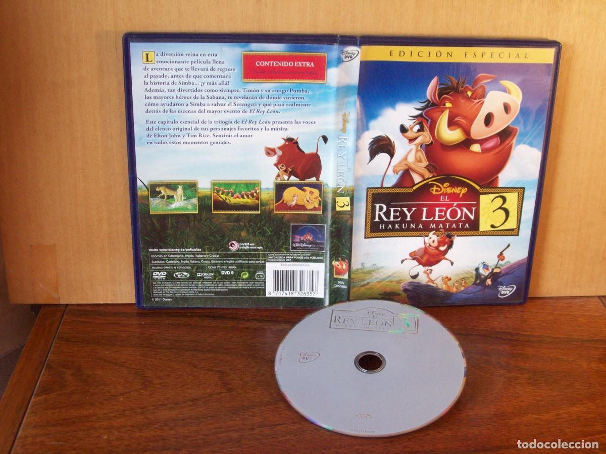 Cine: EL REY LEON 3 - HAKUNA MATATA - EDICION WALT DISNEY - DVD EDICION ESPECIAL