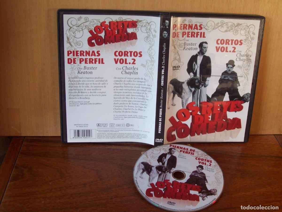 Cine: PIERNAS DE PERFIL -.LOS REYES DE LA COMEDIA - BUSTER KEATON - CHARLES CHAPLIN - DVD