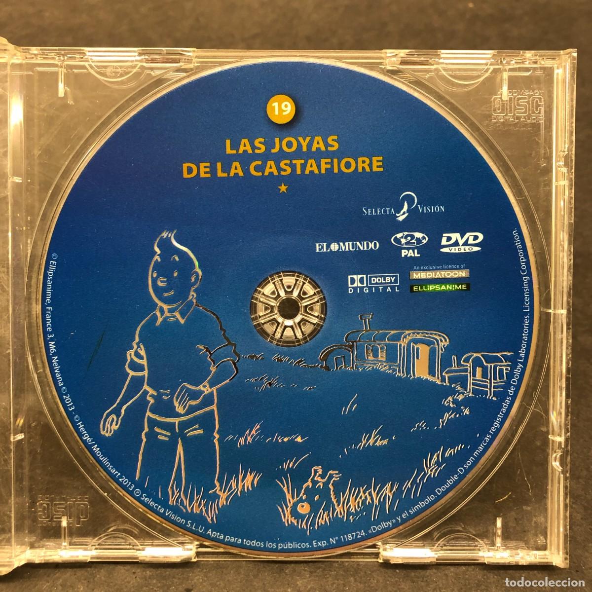 Cine: TINT&Iacute;N - LAS JOYAS DE LA CASTAFIORE - N&ordm; 19 - DVD VIDEO - PELICULA / 1255