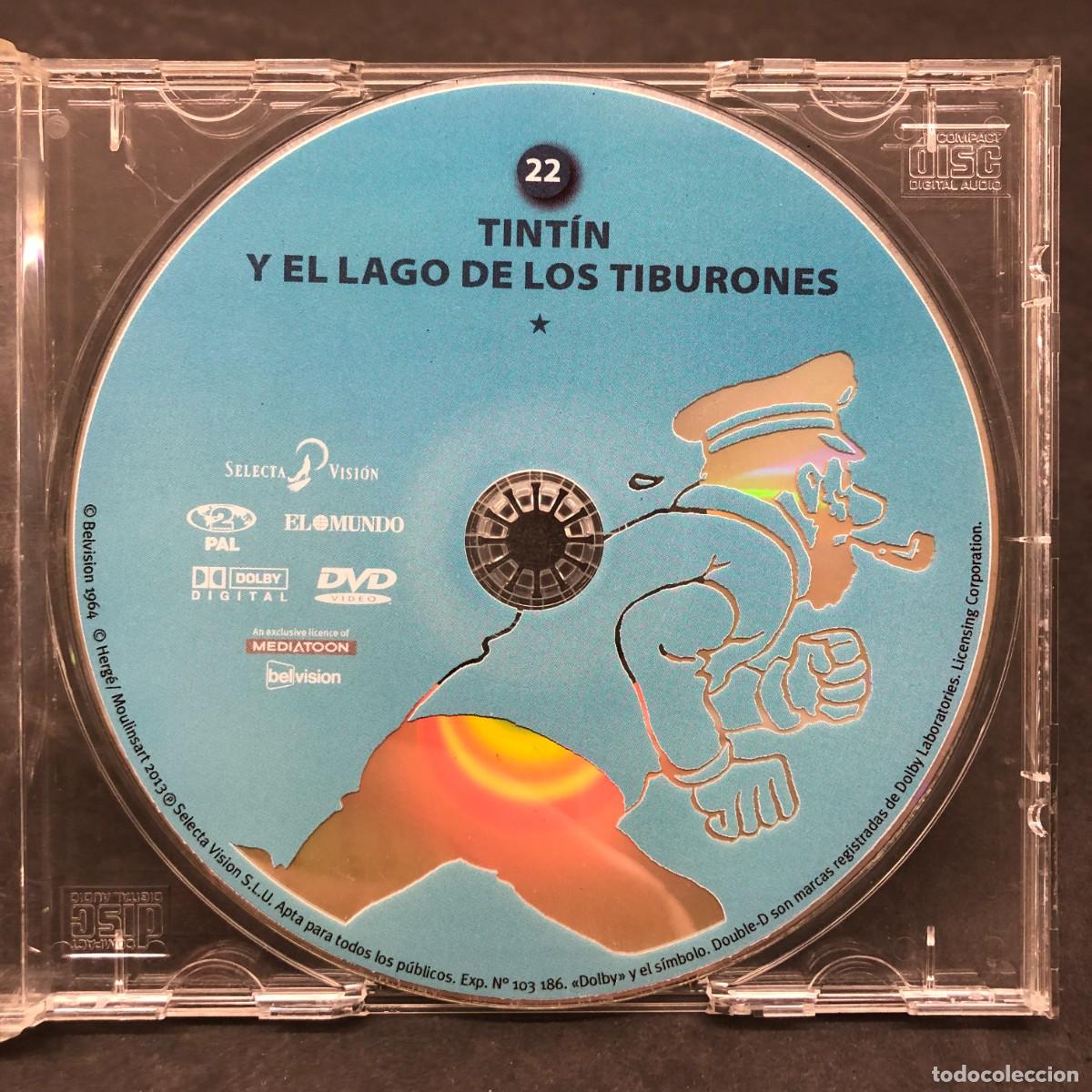 Cine: TINT&Iacute;N - TINT&Iacute;N Y EL LAGO DE LOS TIBURONES - N&ordm; 22 - DVD VIDEO - PELICULA / 1257