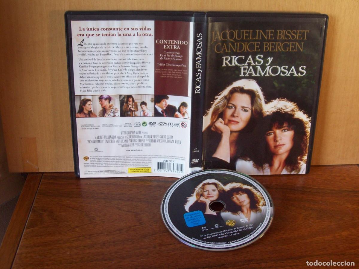 Cine: RICAS Y FAMOSAS - JACQUELINE BISSET - CANICE BERGEN - DAVID SELBY - HART BOCHER - DVD