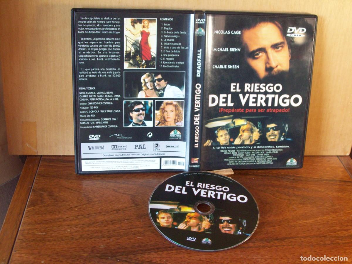 Cine: EL RIESGO DEL VERTIGO - NICOLAS CAGE - MICHAEL BIEHN - CHARLIE SHEEN - DVD