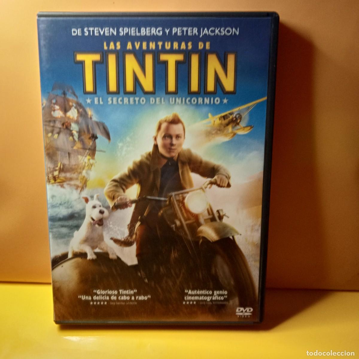 Cine: TINT&Iacute;N EL SECRETO DEL UNICORNIO - DVD - STEVEN SPIELBERG (ANIMACI&Oacute;N)