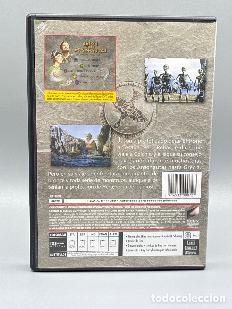 Cine: Jason y los Argonautas DVD - Foto 2
