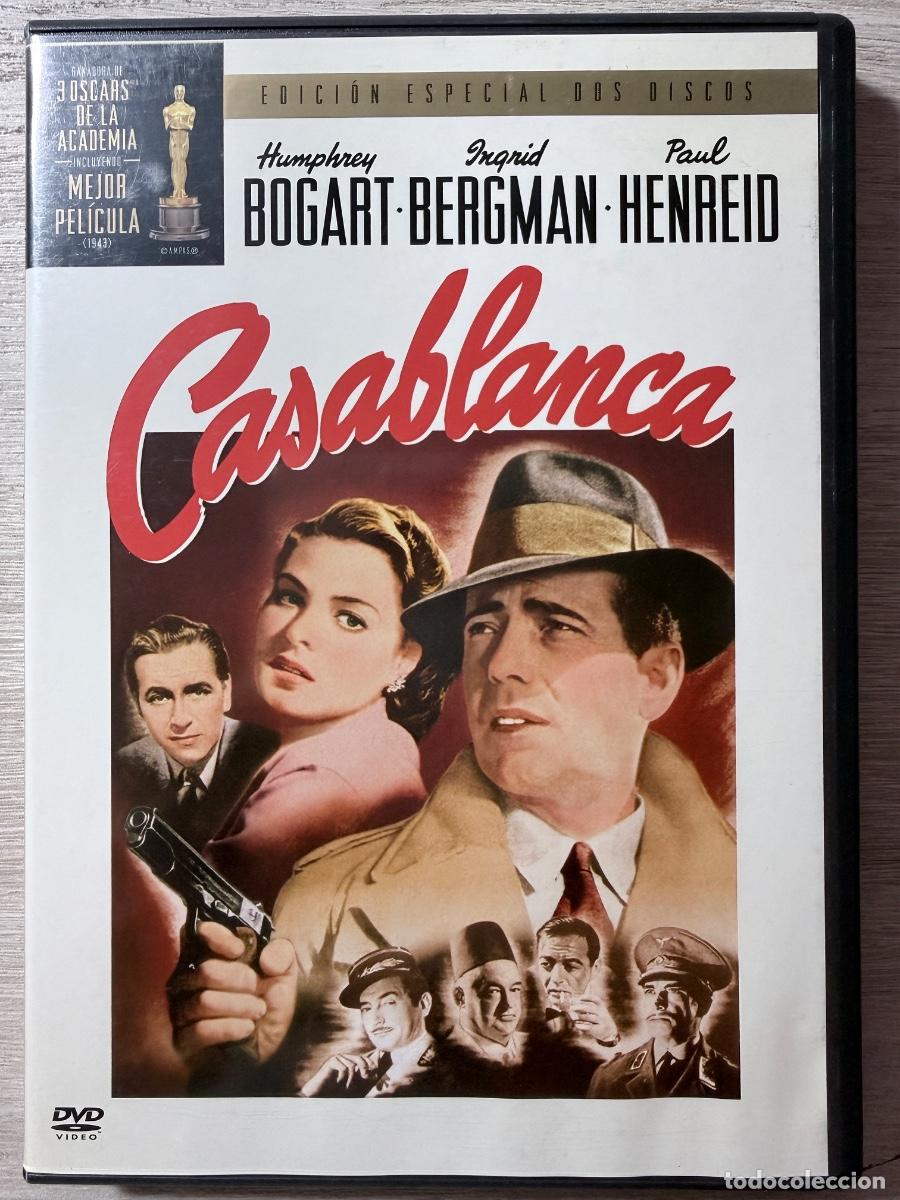 Cine: Casablanca Edici&oacute;n Especial 2 DVD Edici&oacute;n Espa&ntilde;ola Humphrey Bogart Ingrid Bergman