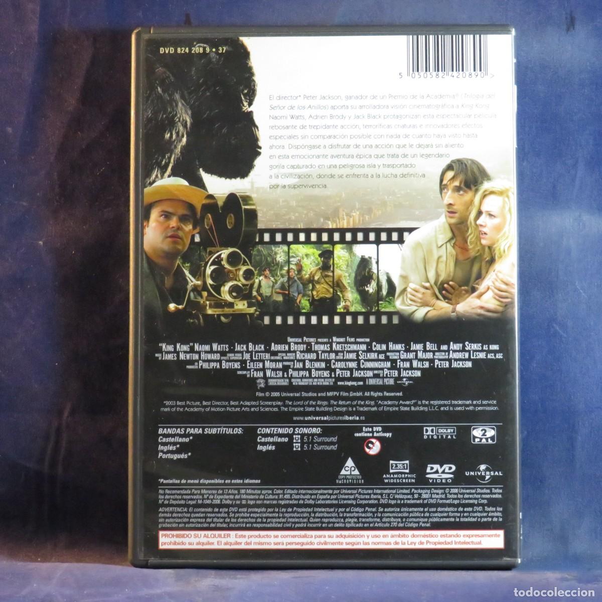 Cine: KING KONG - DVD ---- - Foto 2