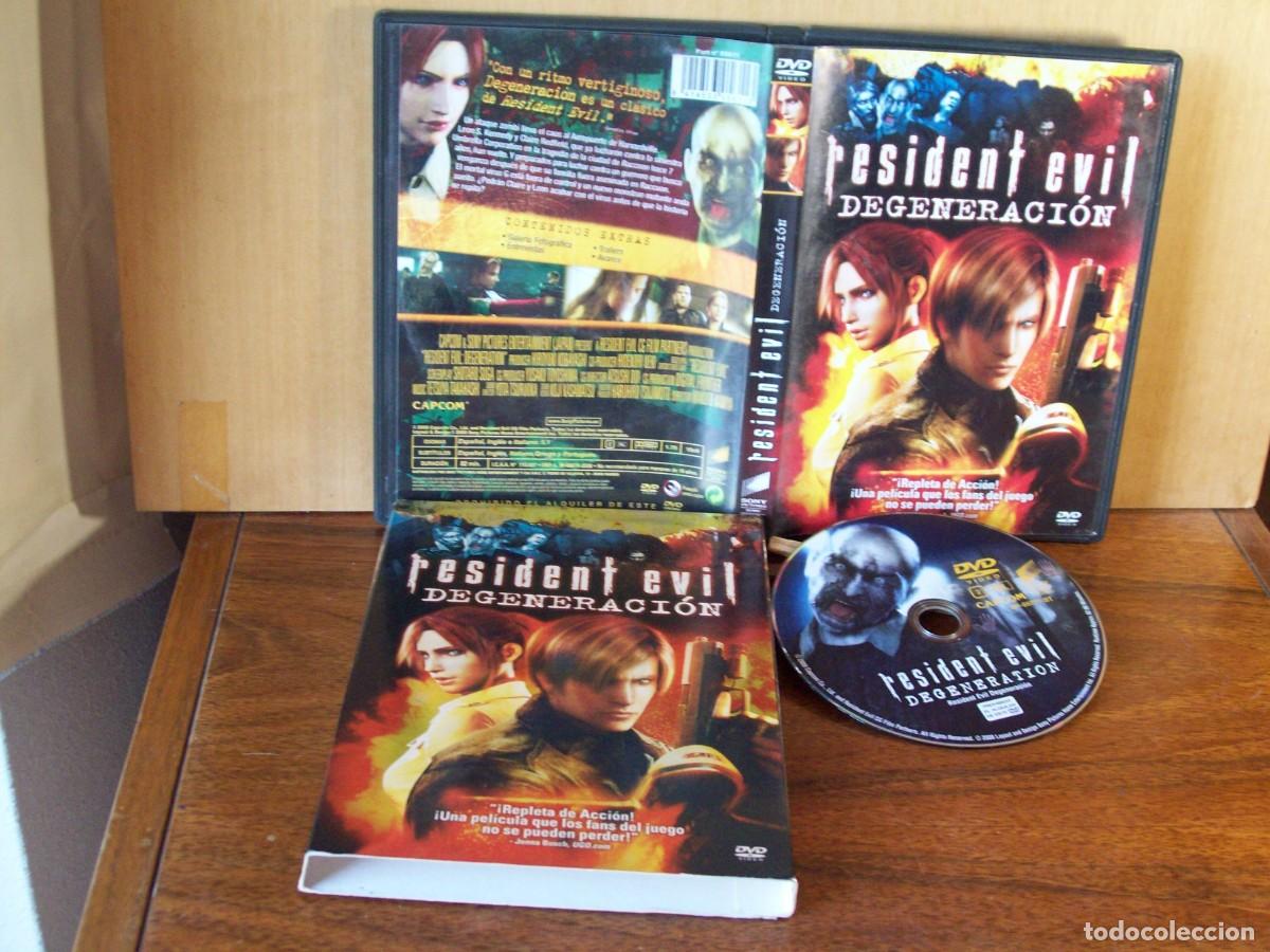 Cine: RESIDENT EVIL DEGENERATION - LEON S. KENNEDY - CLAIRE REDFIELD - DVD EN ESTUCHE DE CARTON