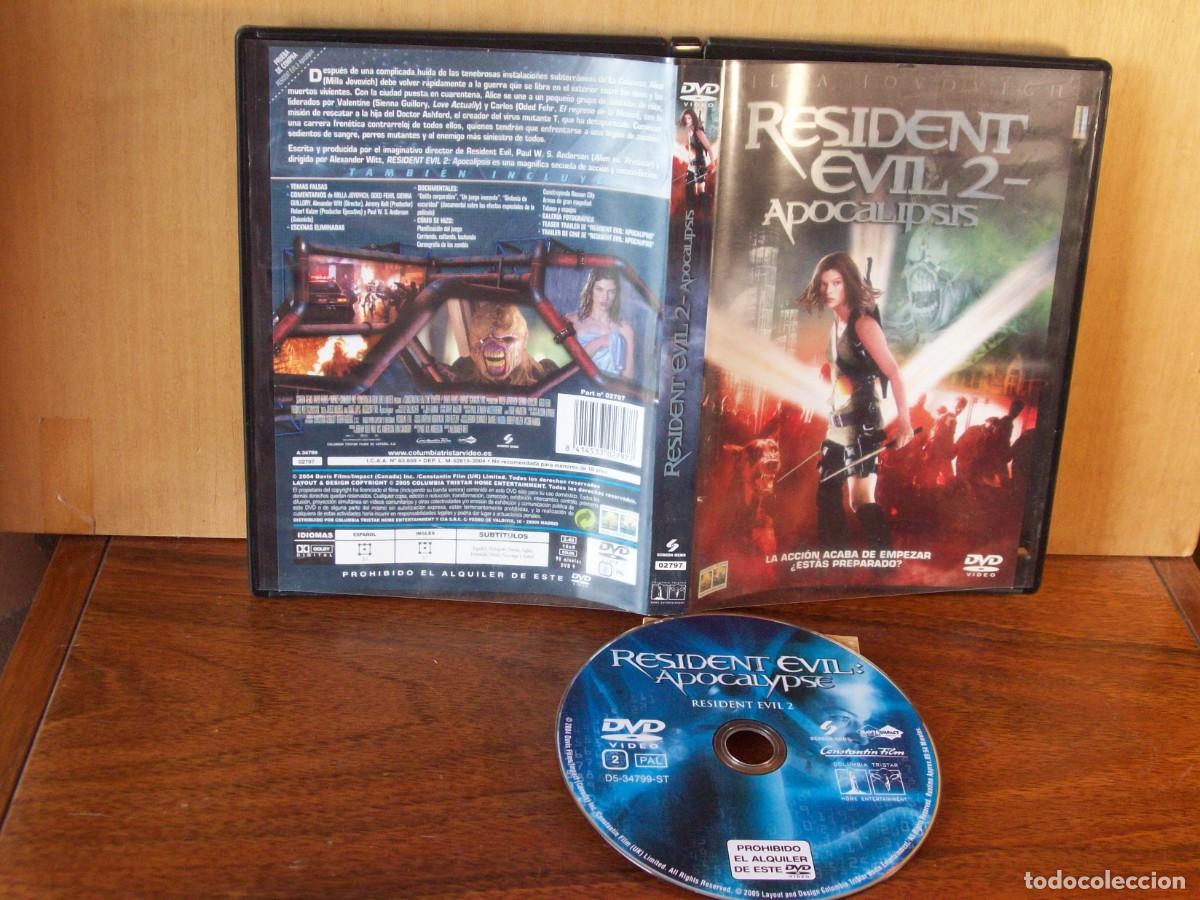 Cine: REIDENT EVIL 2 APOCALIPSIS - MILLA JOVOVICH - SIENNA GUILLORY - ODED FERR - DVD