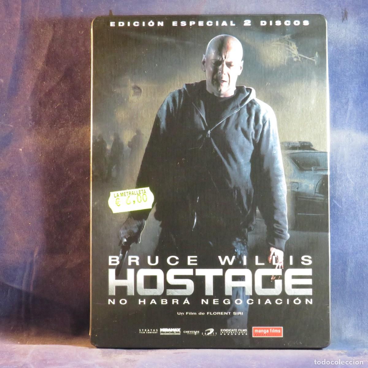 Cine: HOSTAGE - 2 DVD CAJA MET&Aacute;LICA