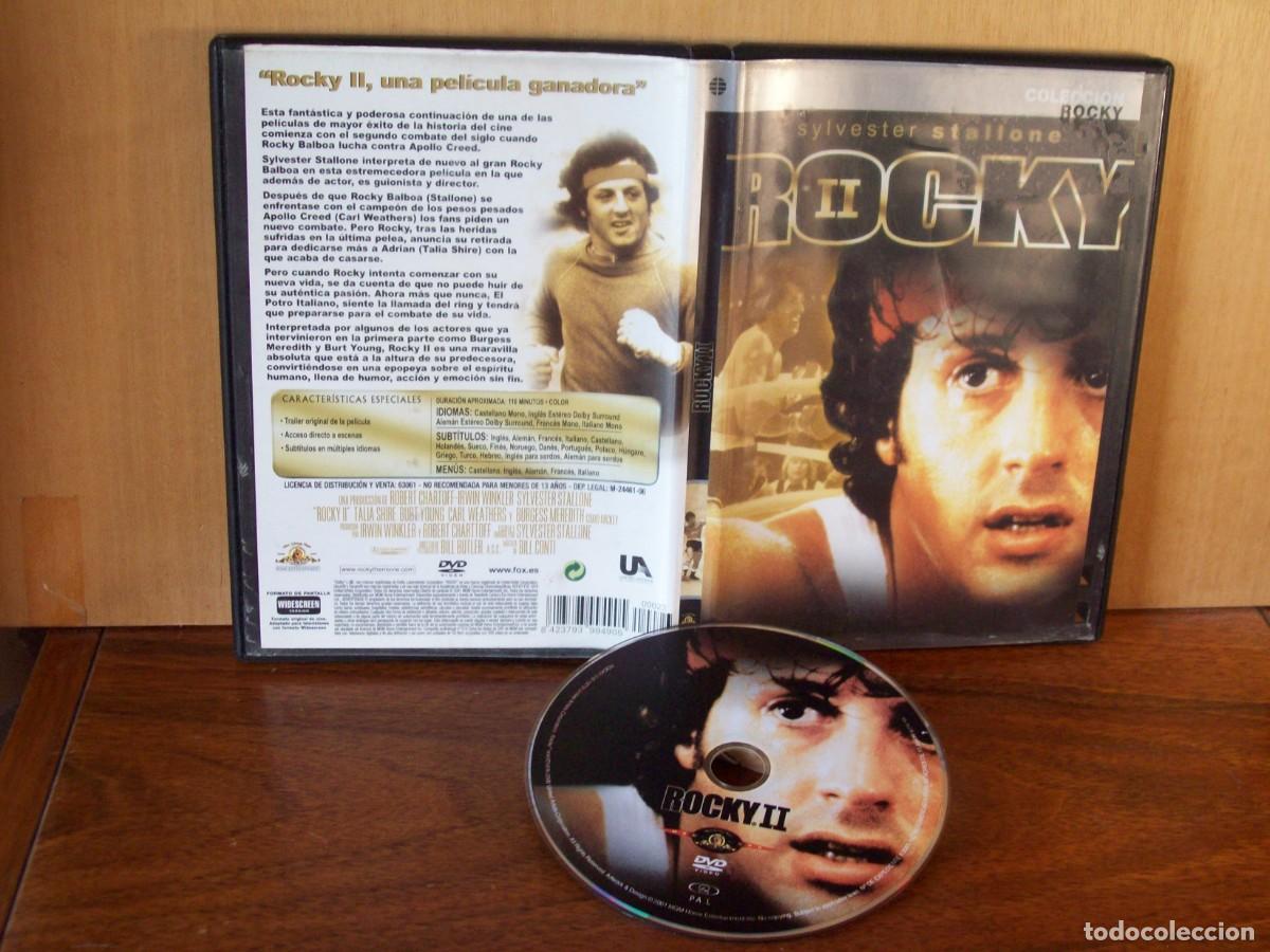 Cine: ROCKY II - SYLVESTER STALLONE - TALIA SHIRE - BURT YOUNG - CARL WEATHERS - DVD
