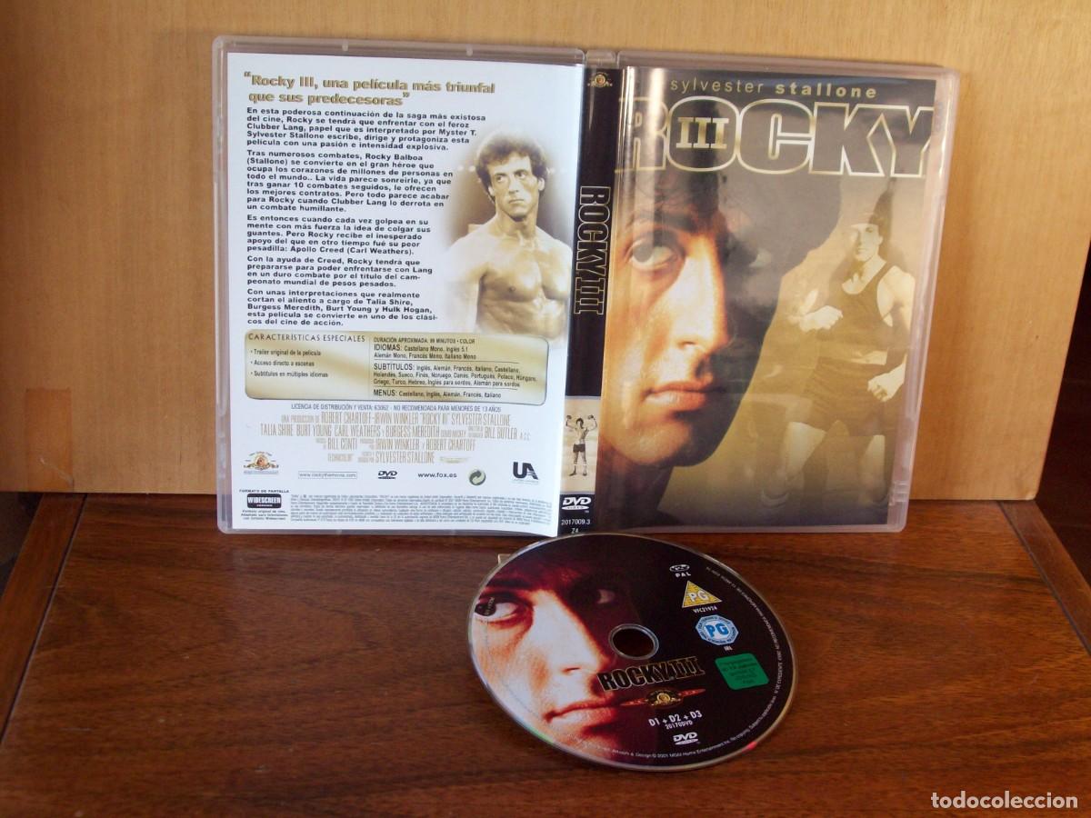 Cine: ROCKY III - SYLVESTER STALLONE - TALIA SHIRE - BURT YOUNG - CARL WEATHERS - DVD