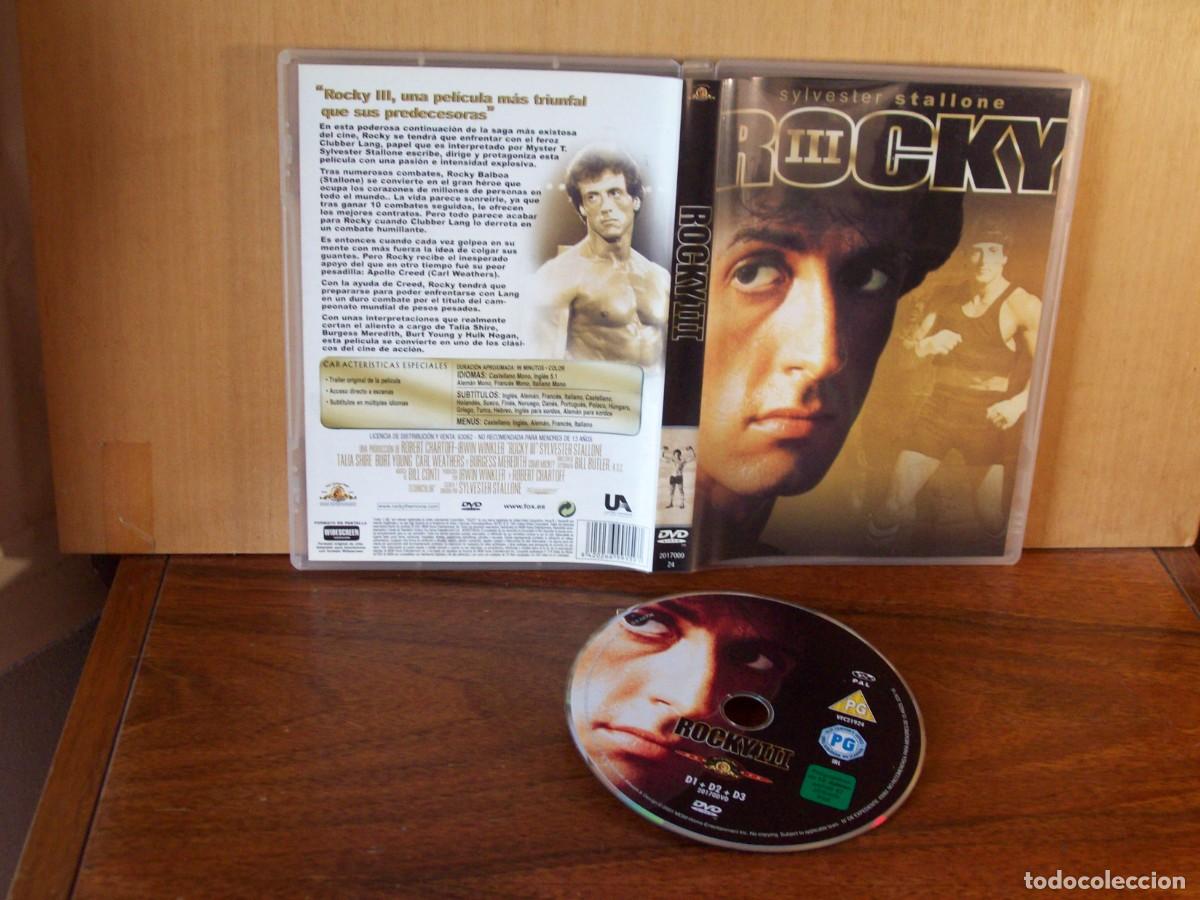 Cine: ROCKY III - SYLVESTER STALLONE - TALIA SHIRE - BURT YOUNG - CARL WEATHERS - DVD