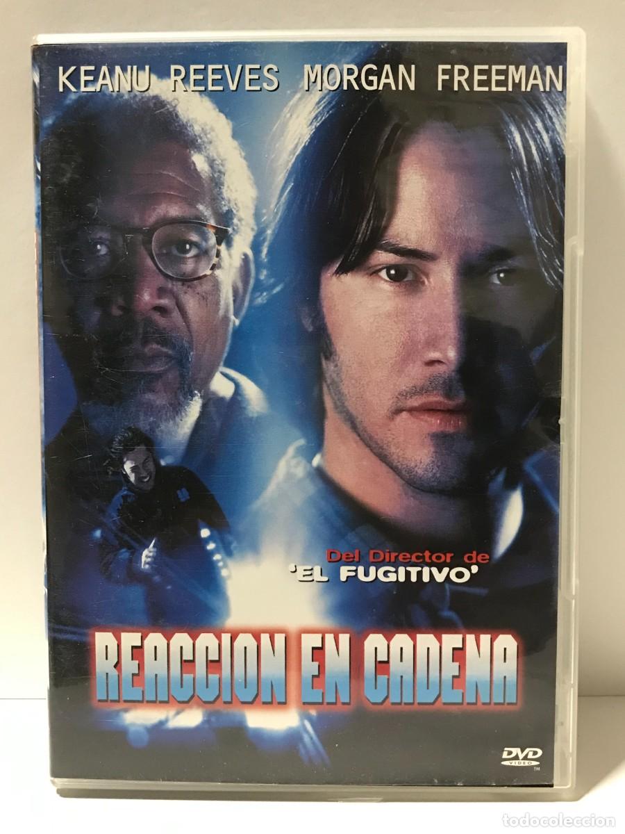 Cine: DVD REACCION EN CADENA - KEANU REEVES, MORGAN FREEMAN (L)