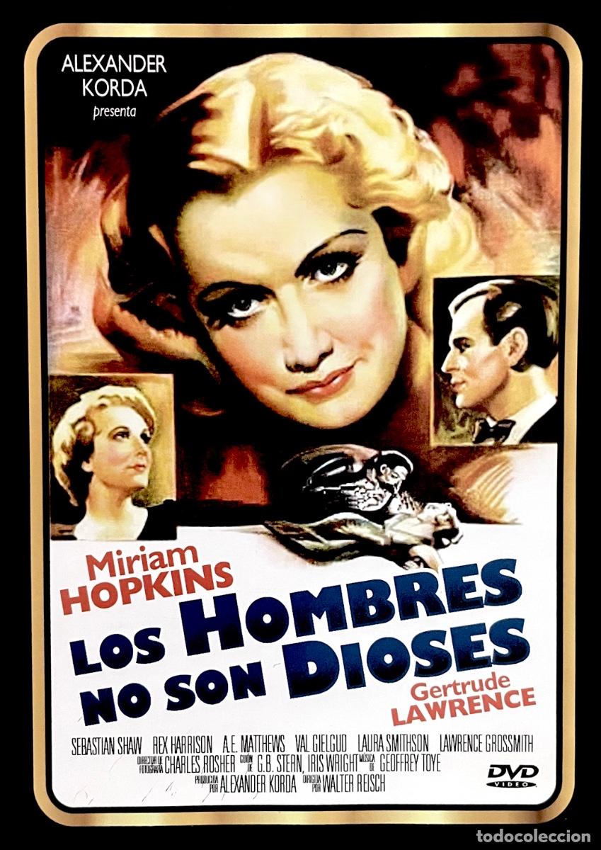 Kino: DVD. LOS HOMBRES NO SON DIOSES. Miriam Hopkins. Gertrude Lawrence. Rex Harrison. CASI NUEVO.