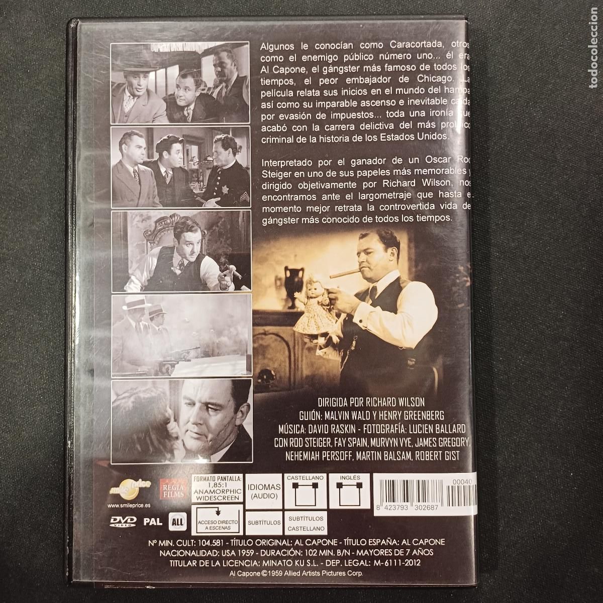 Cine: AL CAPONE/ROD STEIGER/DVD. - Foto 3