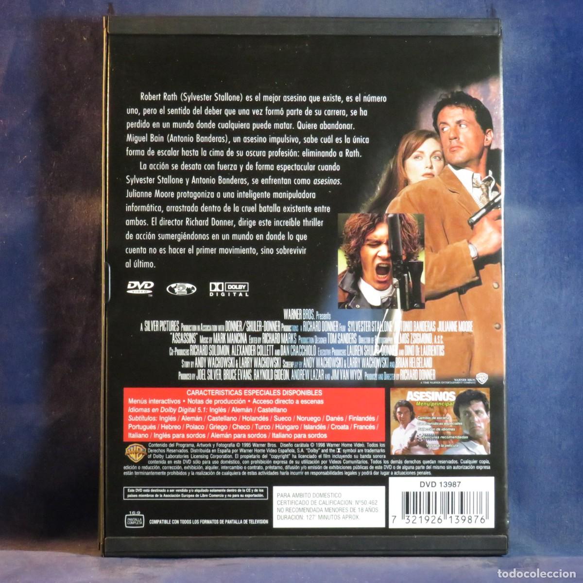Cine: ASESINOS - DVD ----- - Foto 2