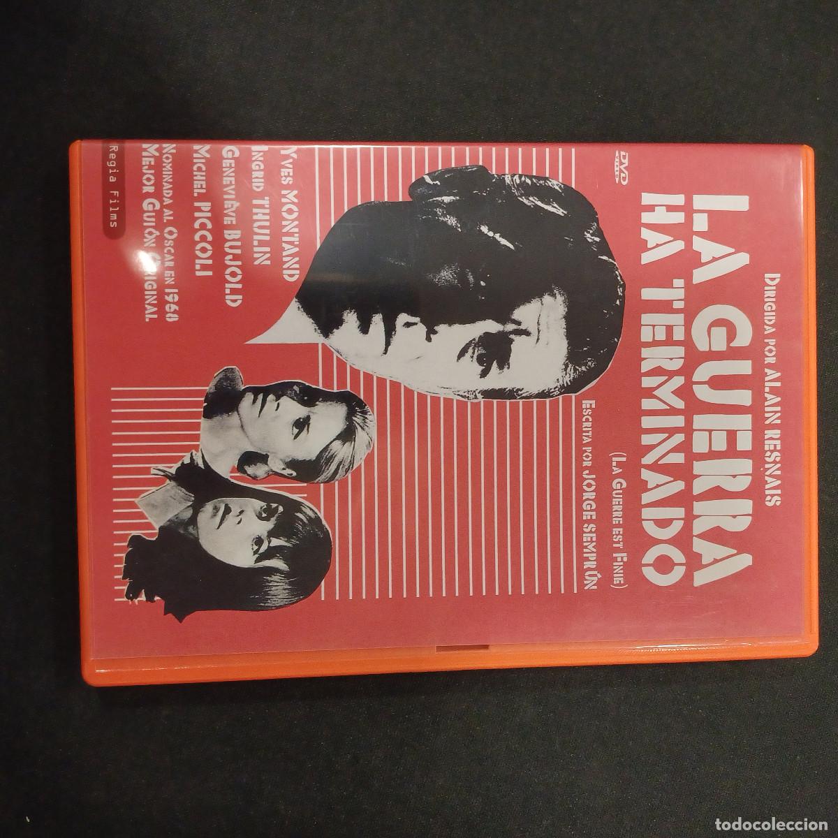 Cine: LA GUERRA HA TERMINADO/DVD.