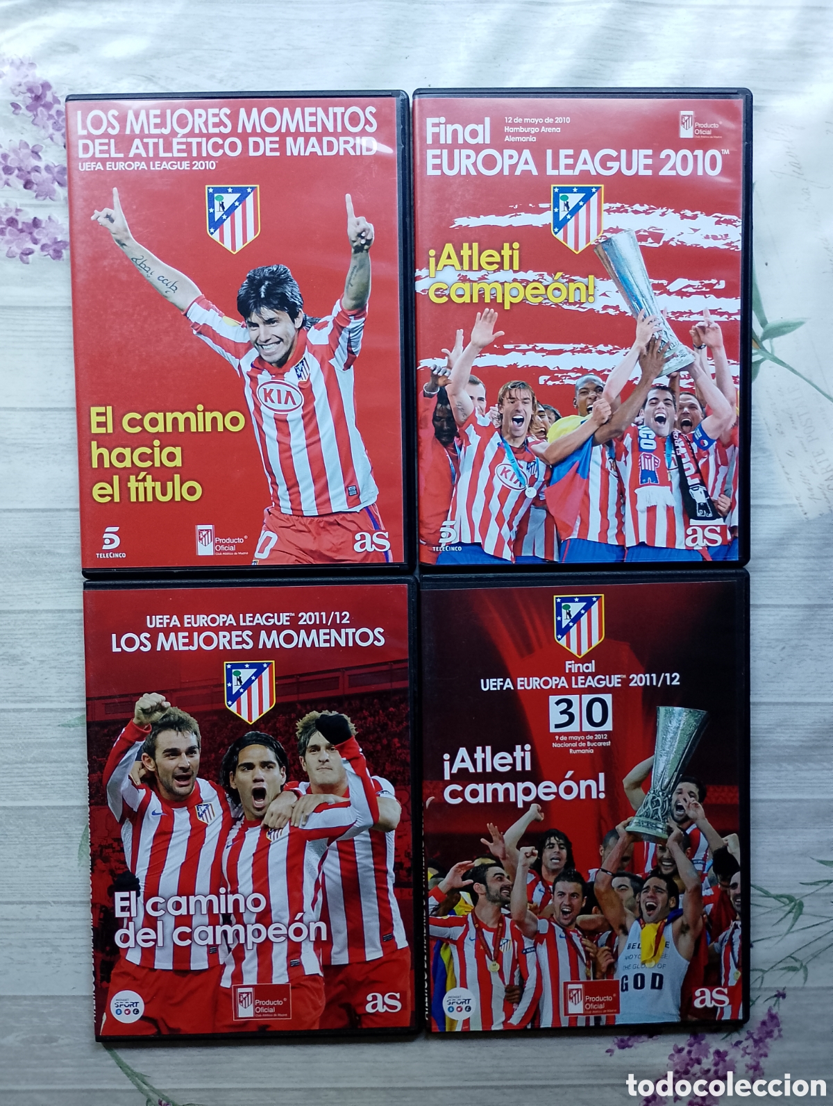 Cine: 4 DVDS DEL ATL&Eacute;TICO DE MADRID &middot; UEFA EUROPA LEAGUE &middot; F&Uacute;TBOL
