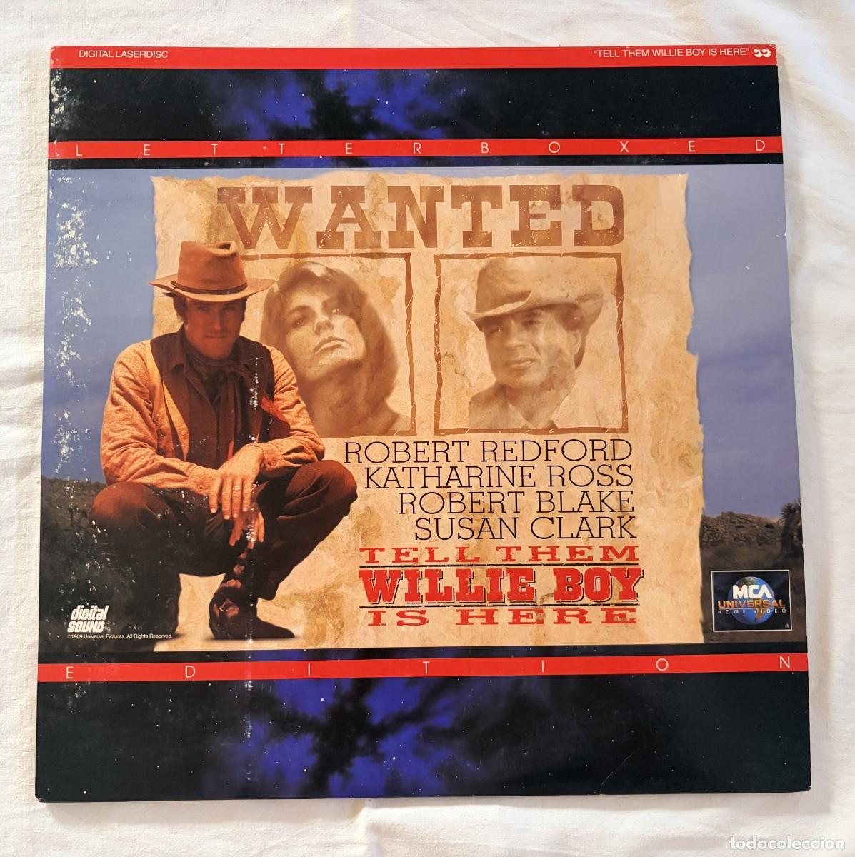 Cine: LASERDISC - LASER DISC ORIGINAL TELL THEM WILLIE BOY IS HERE / VERSION ORIGINAL - NO EDIC ESPA&Ntilde;OLA