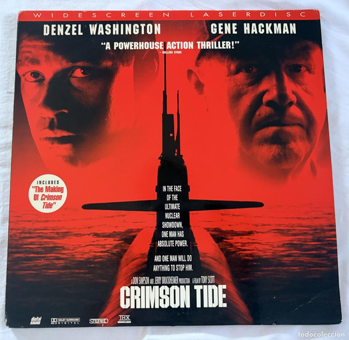 Cine: LASERDISC - LASER DISC ORIGINAL CRIMSON TIDE / VERSION ORIGINAL - NO EDIC ESPA&Ntilde;OLA