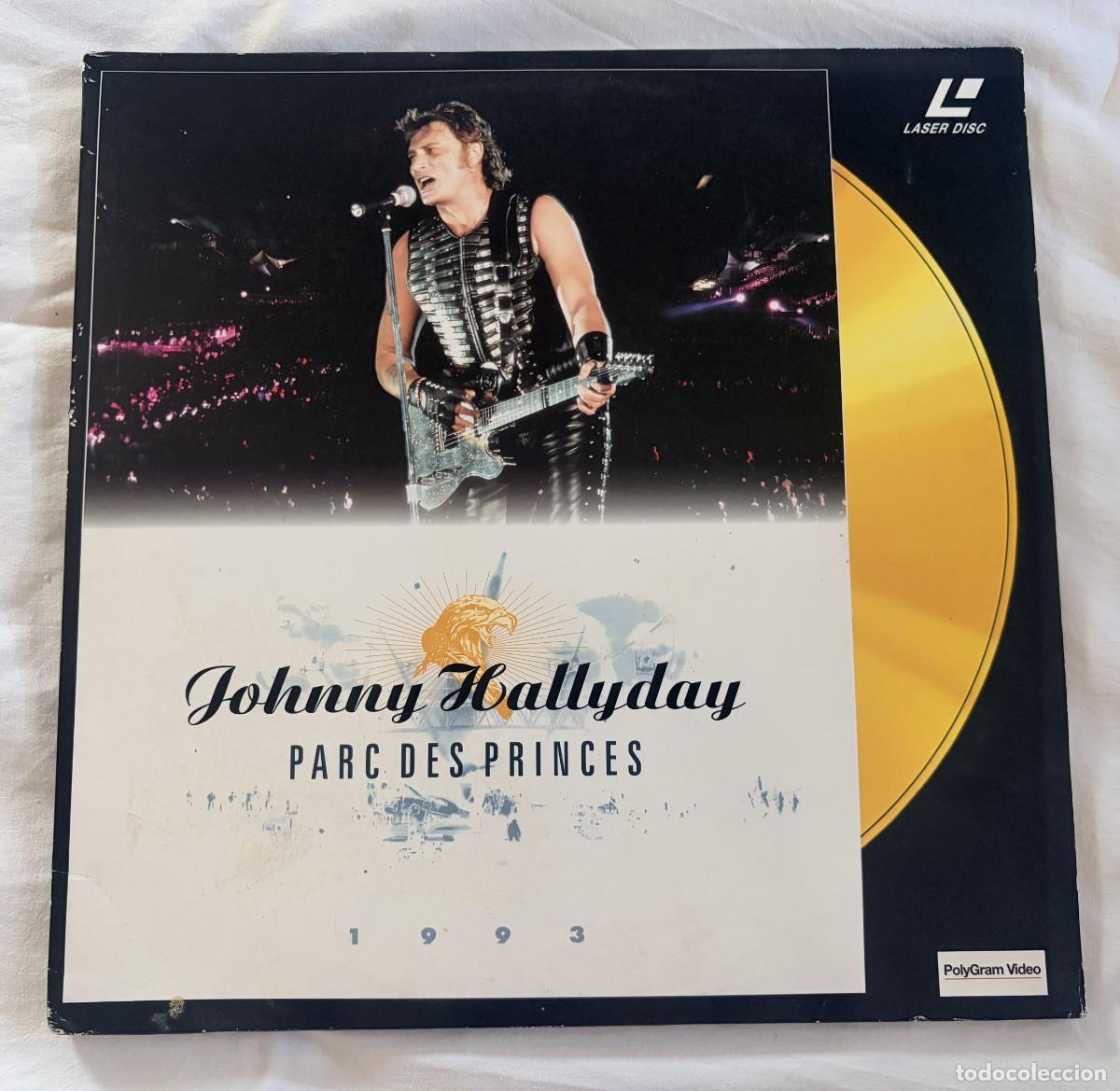 Cine: LASERDISC - LASER DISC ORIGINAL JOHNNY HALLYDAY PARC DES PRINCES / EDICI&Oacute;N FRANCESA
